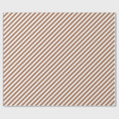 Cadeau Papier à enveloppement rétro-rayé (Plat)