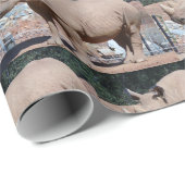 Cadeau Papier à enveloppement rhinocéros (Coin rond)