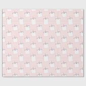 Cadeau Papier à enveloppement rose (Plat)