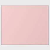 Cadeau Papier à enveloppement rose clair solide (Plat)