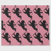 Cadeau Papier à enveloppement ROSE CUPID (Plat)