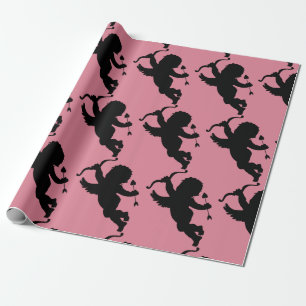 Cadeau Papier à enveloppement ROSE CUPID