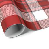 Cadeau Papier à enveloppement rouge (Coin rond)