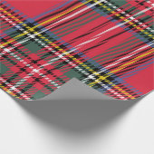 Cadeau Papier à enveloppement rouge classique (Coin)