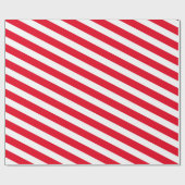 Cadeau Papier À Enveloppement Rouge Et Blanc (Plat)