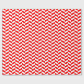 Cadeau Papier à enveloppement rouge et blanc de squelette (Plat)