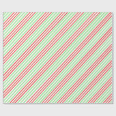 Cadeau Papier à enveloppement rouge vert (Plat)