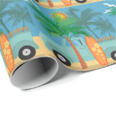 Cadeau Papier à enveloppement surfer (Coin rond)