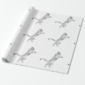 Cadeau Papier à enveloppement TIGER (Déroulé)