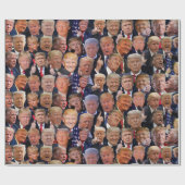 Cadeau Papier à enveloppement Trump (Plat)