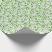 Cadeau Papier à enveloppement vert Geo (Coin)