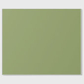 Cadeau Papier à enveloppement vert mousse (Plat)
