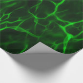 Cadeau Papier à enveloppement vert noir (Coin)