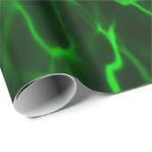 Cadeau Papier à enveloppement vert noir (Coin rond)