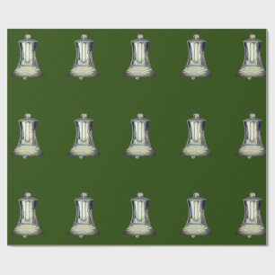 Cadeau Papier à enveloppement vert Silver Bells