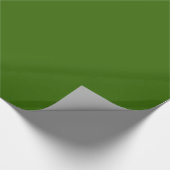 Cadeau Papier à enveloppement vert solide (Coin)