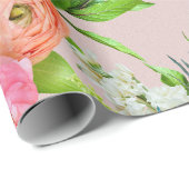 Cadeau Papier à enveloppement vintage (Coin rond)