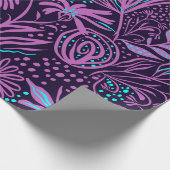 Cadeau Papier à enveloppement violet (Coin)