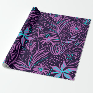 Cadeau Papier à enveloppement violet