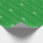 Cadeau Papier à enveloppement Yule vert (Coin)