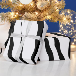 Cadeau Papier à enveloppement Zebra