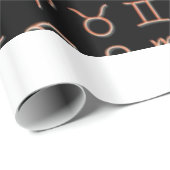 Cadeau Papier à enveloppement zodiaque (Coin rond)