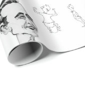 Cadeau Papier à envelopper, 30 po x 72 po (Coin rond)