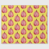 Cadeau Papier à envelopper à crayons rouge (Plat)