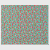 Cadeau Papier à envelopper à la fraise foncée / Enveloppe (Plat)