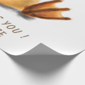 Cadeau Papier à envelopper amusant Joyeux Canard Jaune -  (Coin)