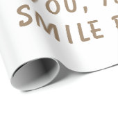 Cadeau Papier à envelopper amusant Joyeux Canard Jaune -  (Coin rond)