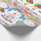 Cadeau Papier à envelopper Anniversaire Juillet, 1er Mon  (Coin)