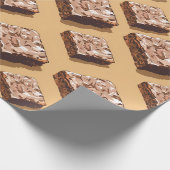 Cadeau Papier à envelopper au chocolat Brownies (Coin)
