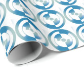 Cadeau Papier à envelopper avec conception circulaire Abs (Coin rond)