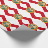 Cadeau Papier à envelopper avec Drapeau de Floride (Coin)