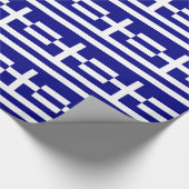 Cadeau Papier à envelopper avec Drapeau de Grèce (Coin)