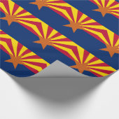 Cadeau Papier à envelopper avec Drapeau de l'Arizona (Coin)
