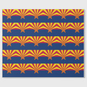 Cadeau Papier à envelopper avec Drapeau de l'Arizona (Plat)