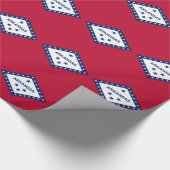 Cadeau Papier à envelopper avec Drapeau de l'Arkansas (Coin)