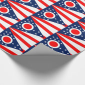 Cadeau Papier à envelopper avec Drapeau de l'Ohio (Coin)