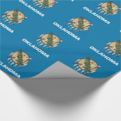 Cadeau Papier à envelopper avec Drapeau de l'Oklahoma (Coin)