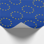 Cadeau Papier à envelopper avec Drapeau de l'Union europé (Coin)