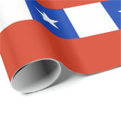 Cadeau Papier à envelopper avec Drapeau du Chili (Coin rond)
