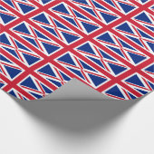 Cadeau Papier à envelopper avec drapeau du Royaume-Uni (Coin)