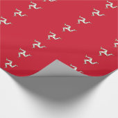 Cadeau Papier à envelopper avec Isle of Man Flag, Royaume (Coin)