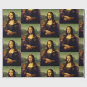 Cadeau Papier à envelopper avec Mona Lisa Imprimer (Plat)