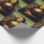 Cadeau Papier à envelopper avec Mona Lisa Imprimer (Coin)