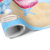 Cadeau Papier à envelopper avec sirènes (Coin rond)