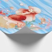 Cadeau Papier à envelopper avec sirènes (Coin)