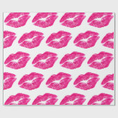 Cadeau Papier à envelopper - Baiser rose (Plat)